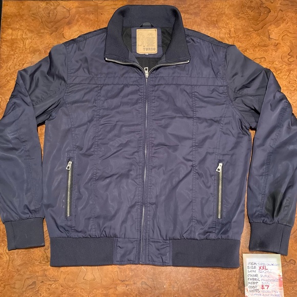 Turbo Zip-Up Collared Coat - Picture 2 of 3